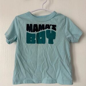 The Children's Place Aqua 'Mama's Boy' Tee